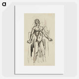 Sketchbook 22 male figure - アーノルド ピーター ワイズ クビンチャン Poster.