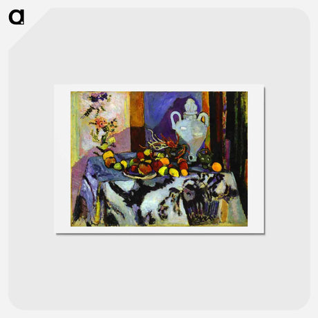 アートポストカード-Blue Still Life - アンリ マティス Postcard.