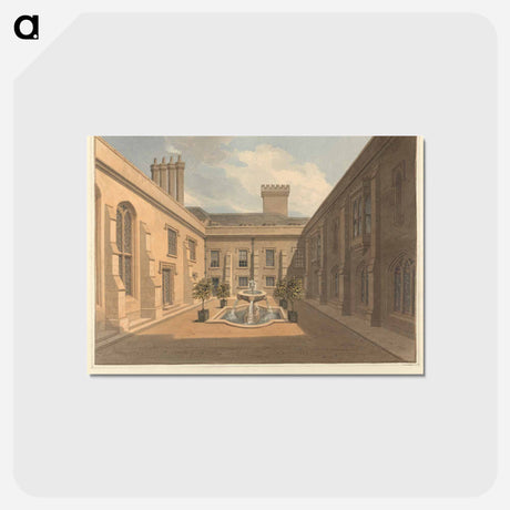 アートポストカード-The Court at Blithfield
 - イェール大学アートギャラリー Postcard.