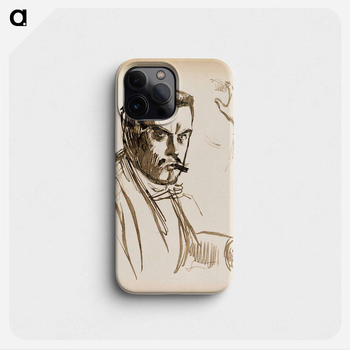 Omakuva sikaari suussa - アルバート エーデルフェルト Phone Case.