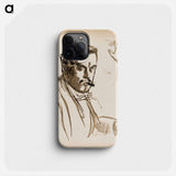 Omakuva sikaari suussa - アルバート エーデルフェルト Phone Case.