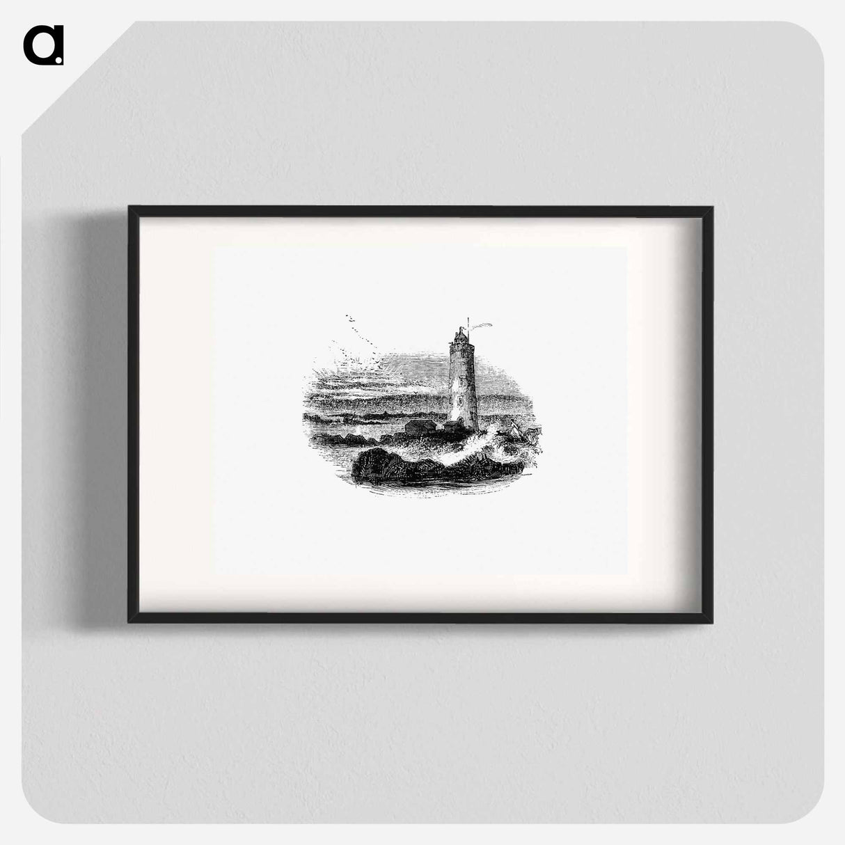 アートポスター-Lighthouse in Farne Islands
 - 大英図書館 Poster.