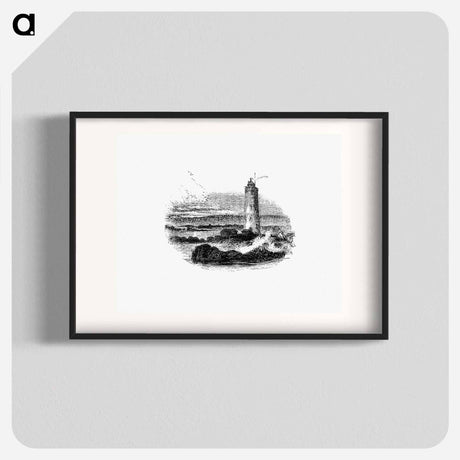 アートポスター-Lighthouse in Farne Islands
 - 大英図書館 Poster.