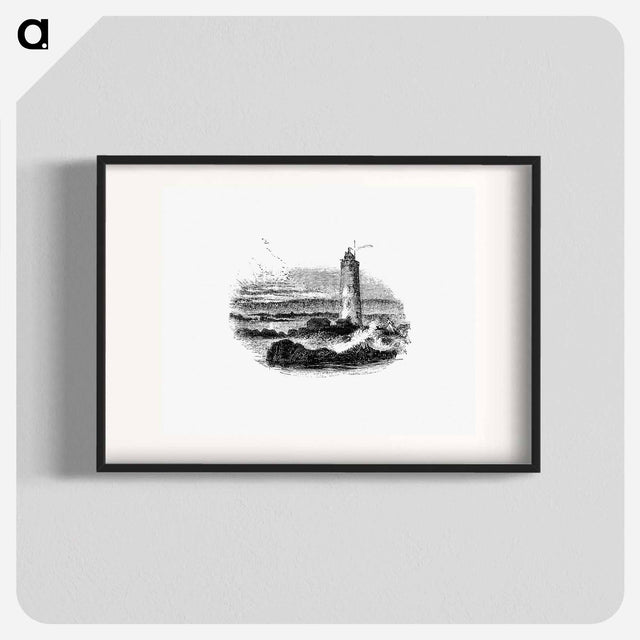 アートポスター-Lighthouse in Farne Islands
 - 大英図書館 Poster.