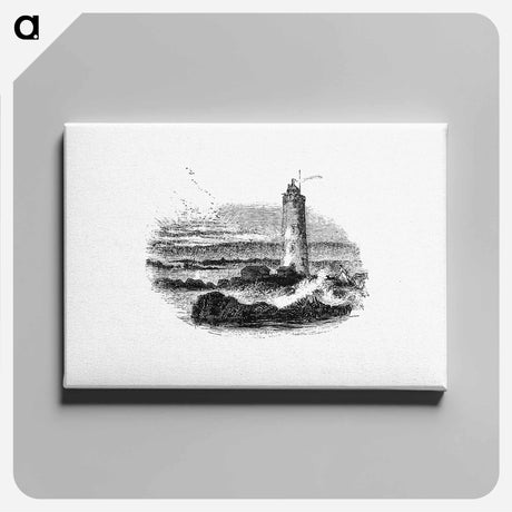 アートパネル-Lighthouse in Farne Islands
 - 大英図書館 Canvas.