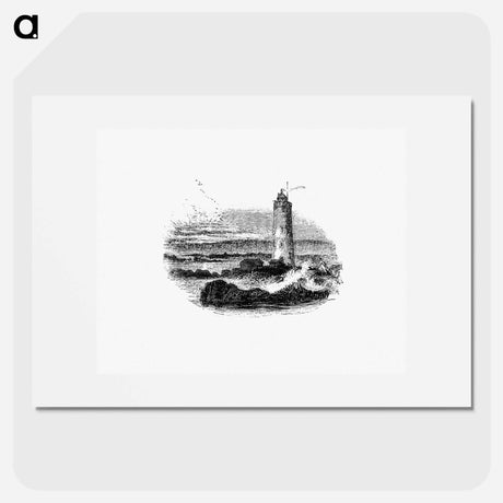 アートポスター-Lighthouse in Farne Islands
 - 大英図書館 Poster.