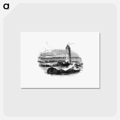 アートポストカード-Lighthouse in Farne Islands
 - 大英図書館 Postcard.