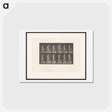 アートポストカード-Man Ascending Stairs
 - エドワード マイブリッジ Postcard.