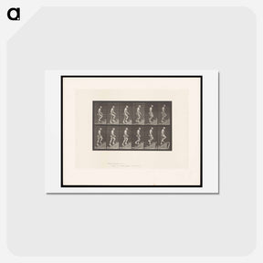 アートポストカード-Man Ascending Stairs
 - エドワード マイブリッジ Postcard.