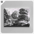 アートパネル-Bathing in a Lake or Mineral Spring
 - 国立医学図書館 Canvas.