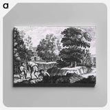 アートパネル-Bathing in a Lake or Mineral Spring
 - 国立医学図書館 Canvas.