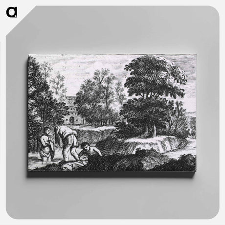 アートパネル-Bathing in a Lake or Mineral Spring
 - 国立医学図書館 Canvas.