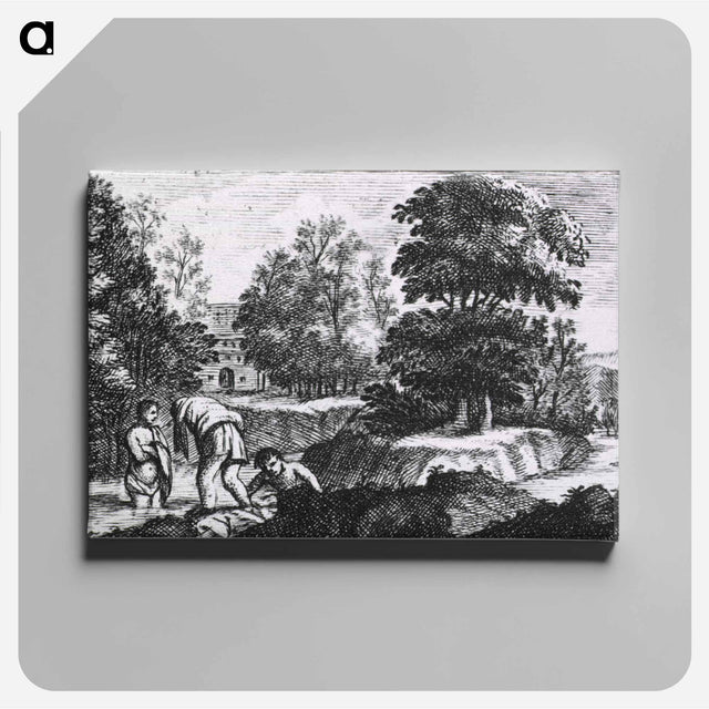 アートパネル-Bathing in a Lake or Mineral Spring
 - 国立医学図書館 Canvas.