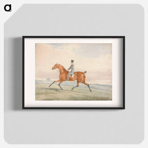 アートポスター-Exercising a Racehorse
 - イェール大学アートギャラリー Poster.