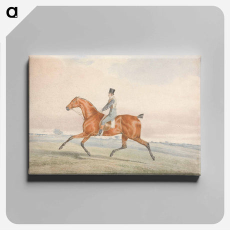 アートパネル-Exercising a Racehorse
 - イェール大学アートギャラリー Canvas.