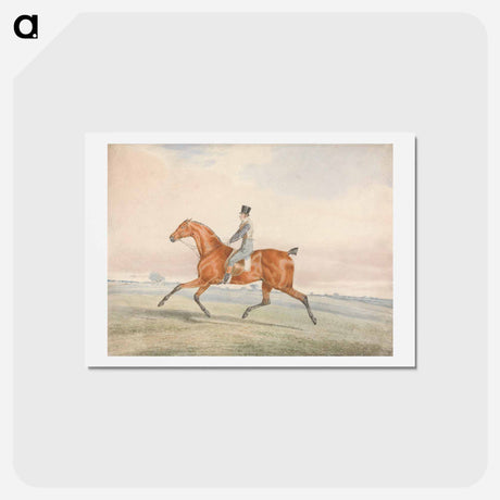 アートポストカード-Exercising a Racehorse
 - イェール大学アートギャラリー Postcard.