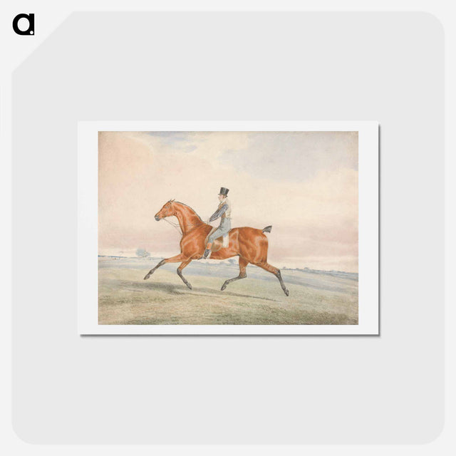 アートポストカード-Exercising a Racehorse
 - イェール大学アートギャラリー Postcard.