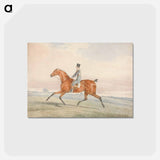 アートポストカード-Exercising a Racehorse
 - イェール大学アートギャラリー Postcard.
