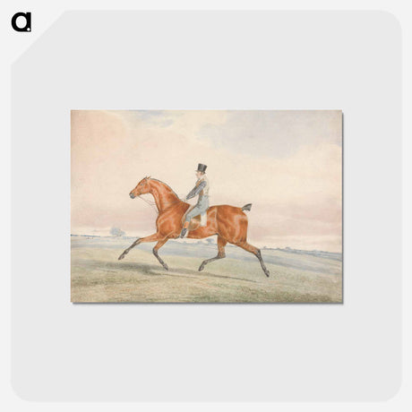 アートポストカード-Exercising a Racehorse
 - イェール大学アートギャラリー Postcard.
