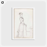 アートポストカード-(unknown) part of a sketchbook - アルバート エーデルフェルト Postcard.