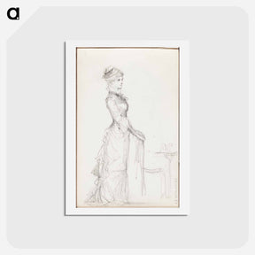 アートポストカード-(unknown) part of a sketchbook - アルバート エーデルフェルト Postcard.