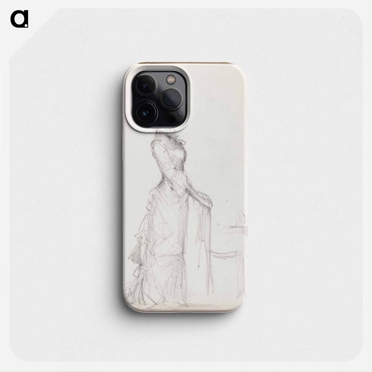 (unknown) part of a sketchbook - アルバート エーデルフェルト Phone Case.