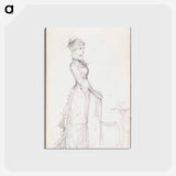 アートポストカード-(unknown) part of a sketchbook - アルバート エーデルフェルト Postcard.