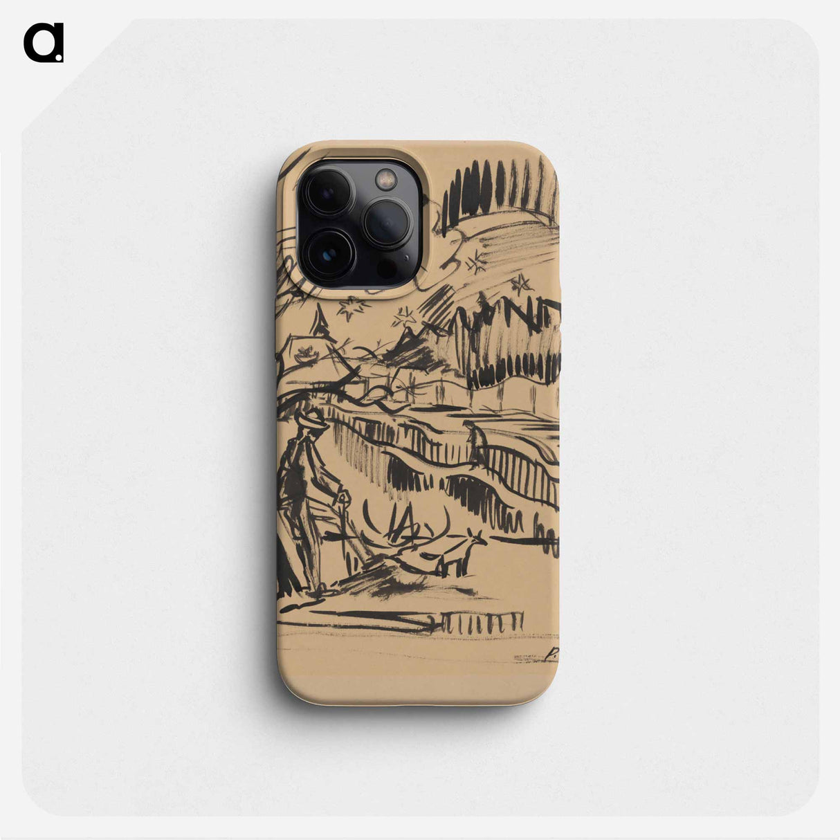 Resting herdsman - アーノルド ピーター ワイズ クビンチャン Phone Case.