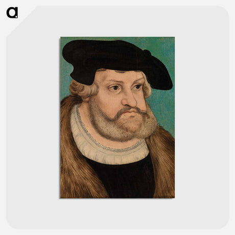 アートポストカード-Portrait of Frederick the Wise
 - バーンズ・コレクション Postcard.