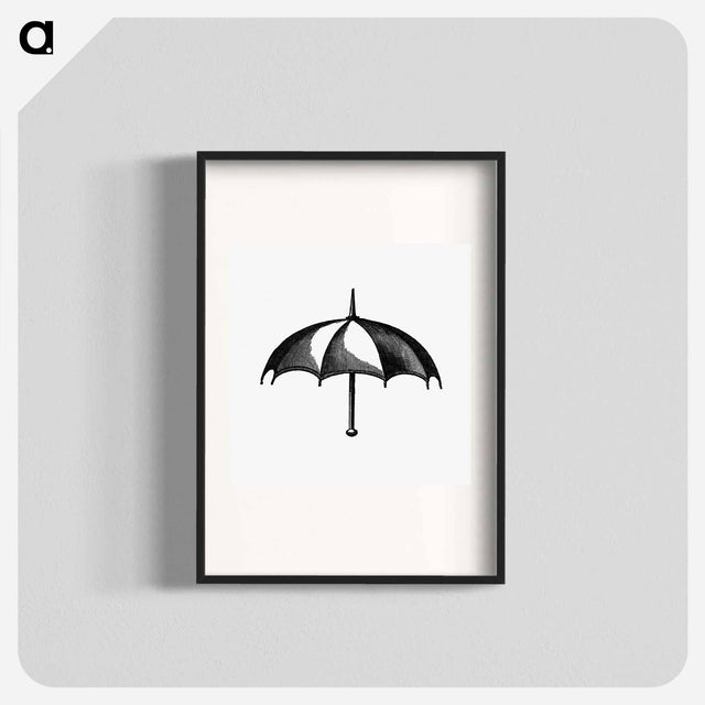 アートポスター-Umbrella Engraving from Bentley's History of Worcestershire
 - 大英図書館 Poster.