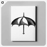 アートパネル-Umbrella Engraving from Bentley's History of Worcestershire
 - 大英図書館 Canvas.