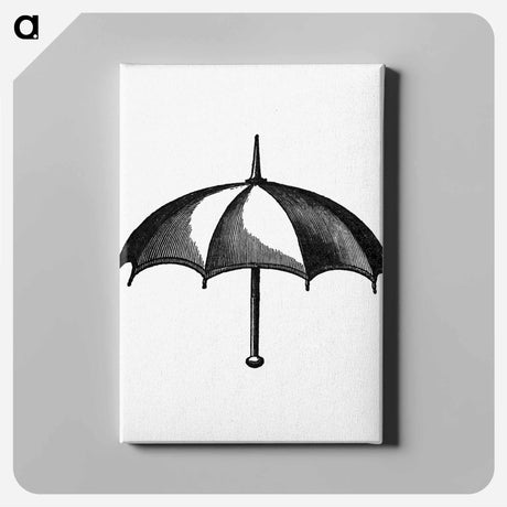 アートパネル-Umbrella Engraving from Bentley's History of Worcestershire
 - 大英図書館 Canvas.