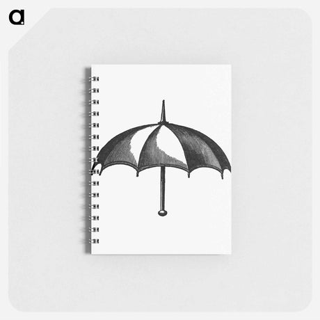 アートメモ帳-Umbrella Engraving from Bentley's History of Worcestershire
 - 大英図書館 Memo.