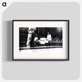 アートポスター-Loading a Hospital Train with Typhoid Victims, Station 83, Manchuria
 - 国立医学図書館 Poster.