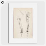 (unknown) part of a sketchbook - アルバート エーデルフェルト Poster.