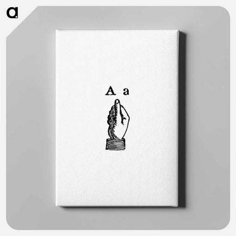 アートパネル-Sign Language for Letter A
 - 大英図書館 Canvas.