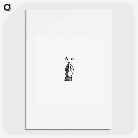 アートポスター-Sign Language for Letter A
 - 大英図書館 Poster.