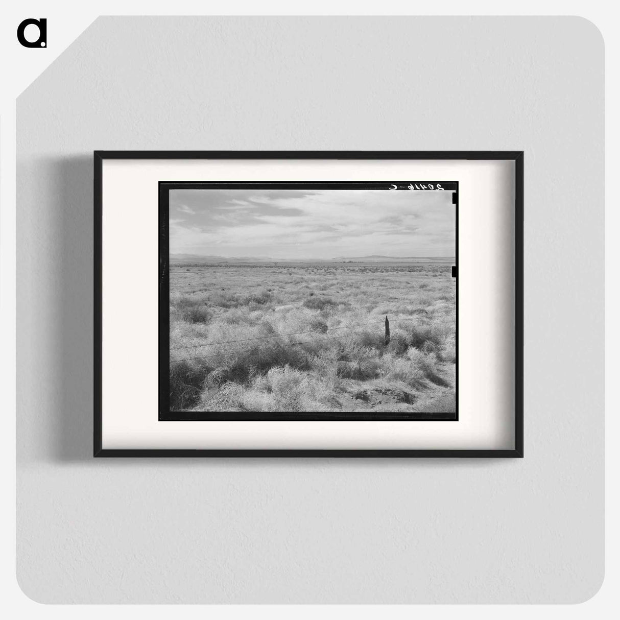 Abandoned farmland in the Columbia Basin - Dorothea Lange Poster.