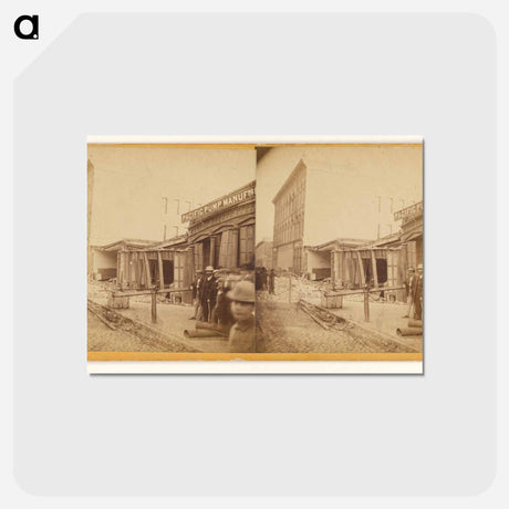 アートポストカード-California Street After Earthquake
 - エドワード マイブリッジ Postcard.