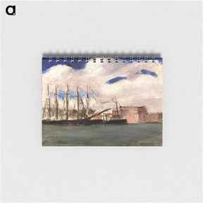 アートメモ帳-White Clouds, the Old Port of Marseille - アンリ マティス Memo.