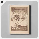 Affiche voor het Hoenderpark 1e klasse Den Honaart Voorburg by Theo van Hoytema - テオ ヴァン ホイテマ Canvas.