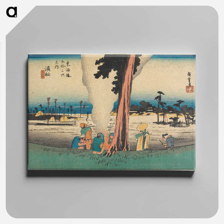 アートパネル-Hamamatsu, Winter Scene
 - 歌川 広重 Canvas.
