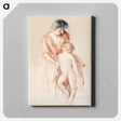 アートパネル-Woman with Nude Boy at Her Left
 - バーンズ・コレクション Canvas.