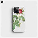 Gallic Rose - ピエール ジョゼフ ルドゥーテ Phone Case.