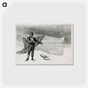 アートポストカード-Vänrikin markkinamuisto -runon alkuvinjetti - アルバート エーデルフェルト Postcard.