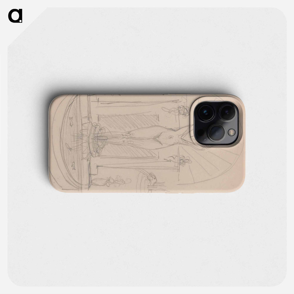 Sketchbook 11 fountain - アーノルド ピーター ワイズ クビンチャン Phone Case.