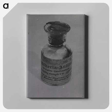 アートパネル-Bottle of Diphtheria Antitoxin
 - 国立医学図書館 Canvas.