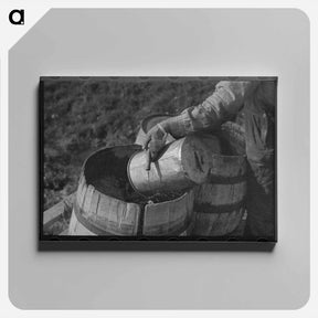 アートパネル-Drill Pipe Operation
 - ラッセル リー Canvas.