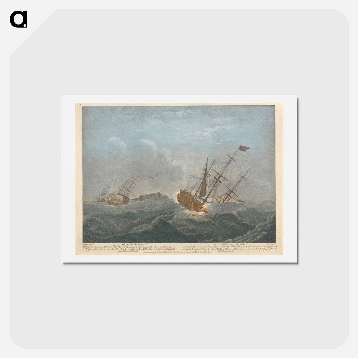 アートポストカード-A Ship in Distress
 - イェール大学アートギャラリー Postcard.