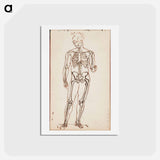 アートポストカード-Ares borghese luurankotutkielmana - アルバート エーデルフェルト Postcard.